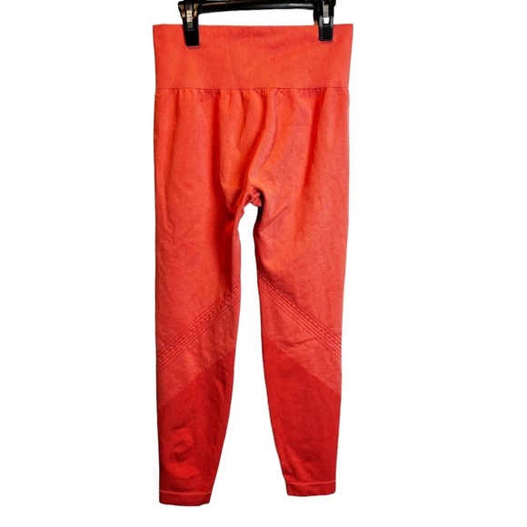 Women’s Leggings Heavyweight Ribbed Textured Peach - Sz. M - Picture 2 of 5